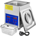 Ultrasonic Cleaner 2L Digital Timer Jewelry Rings Watches Dentures