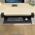 Clamp Keyboard Tray Under Desk 26.8x11 Slide Out No Drill