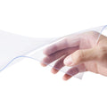Strip Curtain, 2500 cm L x 30.5 cm W x 3 mm Thickness, Clear PVC Smooth Curtain Strip Door Bulk Roll, Plastic Door Strips for Doorways of Supermarket, Garage, Warehouse, Barn, Pet Animal House