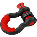 D-Ring Shackle 2 Pack 19mm 28.5 Ton Alloy Steel Screw Pin Black