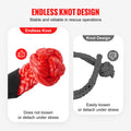 Synthetic Shackle Rope 2 Pack 20 Ton Red UTV ATV Truck Recovery