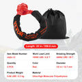 Synthetic Shackle Rope 2 Pack 20 Ton Red UTV ATV Truck Recovery