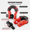 D-Ring Shackle 2 Pack 19mm 30 Ton Heavy Duty Vehicle Recovery Jeep