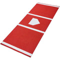 Baseball Batting Mat 300x116cm Red with Home Plate Indoor Outdoor