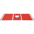 Baseball Batting Mat 300x116cm Red with Home Plate Indoor Outdoor