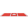 Baseball Batting Mat 300x116cm Red with Home Plate Indoor Outdoor