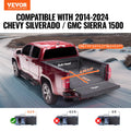 Truck Bed Tonneau Cover Roll Up 2m x 1.6m Chevy Silverado GMC Sierra