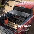 Truck Bed Tonneau Cover Roll Up 2m x 1.6m Chevy Silverado GMC Sierra