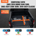 Tonneau Cover Roll Up Dodge Ram 1500 2500 3500 6.4ft Soft PVC