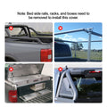 Truck Bed Cover, Roll Up Truck Bed Tonneau Cover, Compatible with 2019-2024 Chevy Silverado GMC Sierra 1500 (NOT FIT 19-24 Classic) Bed, for 1.8m x 1.6m Bed, Soft PVC, Roll Up Tonneau Cover