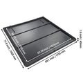 Truck Bed Cover, Roll Up Truck Bed Tonneau Cover, Compatible with 2019-2024 Chevy Silverado GMC Sierra 1500 (NOT FIT 19-24 Classic) Bed, for 1.8m x 1.6m Bed, Soft PVC, Roll Up Tonneau Cover