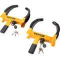 Wheel Lock 2 Pack Universal Trailer Clamp Anti Theft ATV RV SUV Car