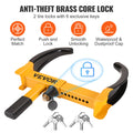 Wheel Lock 2 Pack Universal Trailer Clamp Anti Theft ATV RV SUV Car