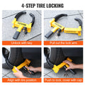 Wheel Lock 2 Pack Universal Trailer Clamp Anti Theft ATV RV SUV Car