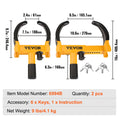 Wheel Lock 2 Pack Universal Trailer Clamp Anti Theft ATV RV SUV Car