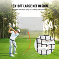 10x10ft Golf Practice Net Indoor Hitting Net for Baseball Hockey Soccer