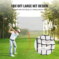 Golf Practice Net 10x10ft Indoor Hitting Baseball Hockey Soccer
