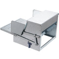 Automatic Chicken Feeder 25lb Galvanized Steel Poultry 10 Birds