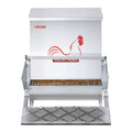 Automatic Chicken Feeder 18kg Rainproof Treadle Galvanised Steel
