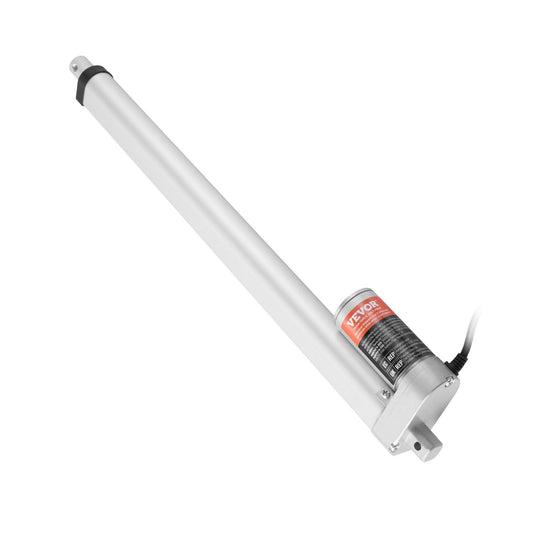 Linear Actuator 12V, 16 Inch High Load 330lbs/1500N Linear Actuator, 0.19"/s Linear Motion Actuator with Mounting Bracket and IP54 Protection