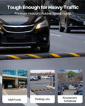Rubber Speed Bump 1830mm 2 Channel 9979kg Load Cable Protector