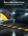 Rubber Speed Bump 1830mm 2 Channel 9979kg Load Cable Protector