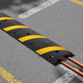 Rubber Speed Bump 1830mm 2 Channel 9979kg Load Cable Protector