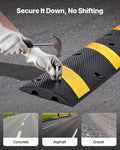 Rubber Speed Bump 1830mm 2 Pack Heavy Duty 9979kg Cable Protector