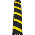 6ft Rubber Speed Hump 2 Channel 10000kg Heavy Duty Traffic Bump Yellow