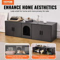 Wooden Cat Litter Box Enclosure Furniture Hidden 57.9