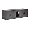 Wooden Cat Litter Box Enclosure Furniture Hidden 57.9