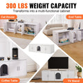 Wooden Cat Litter Box Enclosure Furniture Hidden 57.9