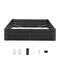 Metal Raised Garden Bed, 8 x 4 x 1 ft Outdoor Galvanized Planter Box, with Open Bottom, Large Planter Raised Bed for Gardening Vegetables, Flowers, Herbs, and Succulent Plants, Dark Gray