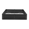 Metal Raised Garden Bed 8x4x1ft Galvanised Planter Box Dark Gray