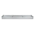 Metal Raised Garden Bed, 12 x 4 x 1 ft Outdoor Galvanized Planter Box, with Open Bottom, Large Planter Raised Bed for Gardening Vegetables, Flowers, Herbs, and Succulent Plants, Silver