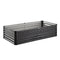 Galvanized Metal Raised Garden Bed 6x3x1.5ft Planter Box