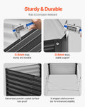 Galvanized Metal Raised Garden Bed 6x3x1.5ft Planter Box