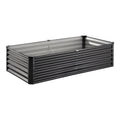 Galvanized Metal Raised Garden Bed 6x3x1.5ft Planter Box