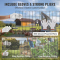 Hardware Cloth, 24'' x 50' Galvanized Wire Mesh Roll, 16 Gauge Chicken Wire Fence Roll, Vinyl Coating Metal Wire Mesh for Chicken Coop Barrier, Rabbit Snake Fences, Poultry Enclosures