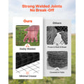 Hardware Cloth 91cm x 7.62m, 2 x 3 in Mesh 16 Gauge Galvanized Wire Mesh Roll, Weather-Resistant Vinyl Coated Chicken Wire Fencing, Heavy Duty Welded Garden Plant Fencing for Rabbit Cage Snake