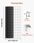 VEVOR Hardware Cloth 91cm x 7.62m 16 Gauge Galvanized Chicken Wire