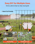 VEVOR Hardware Cloth 91cm x 7.62m 16 Gauge Galvanized Chicken Wire