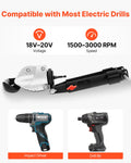 Metal Shear Drill Attachment 360° Pivot Head Sheet Cutter