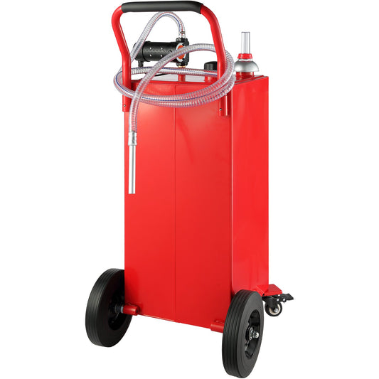 30 Gallon Fuel Caddy Portable Tank 23.5L/min 180W Pump