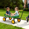 Pull-Along Wagon Kids 101cm All-Terrain 80kg Green Handle Utility