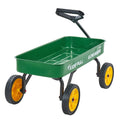 Pull-Along Wagon Kids 101cm All-Terrain 80kg Green Handle Utility