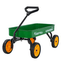 Pull-Along Wagon Kids 101cm All-Terrain 80kg Green Handle Utility