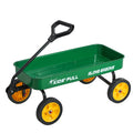 Pull-Along Wagon for Kids, 101 cm Toddler Wagons, Supports up to 80kg, All-Terrain Wagons with Handle, Utility Wagon Cart Birthday Present for Kids Gardening Beach Camping, Green