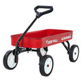 Pull-Along Wagon 101cm Red Kids Toddler 80kg All-Terrain
