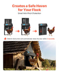 Automatic Chicken Coop Door Battery Powered Timer Manual Black